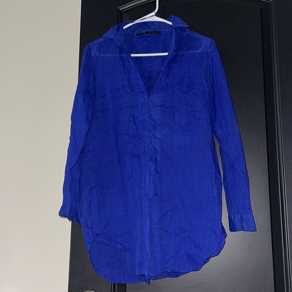 Zara Tops - Zara Sheer Blouse